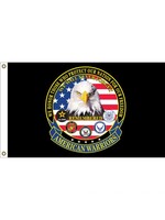FLAG American Warriors Made In USA Nylon-Glow