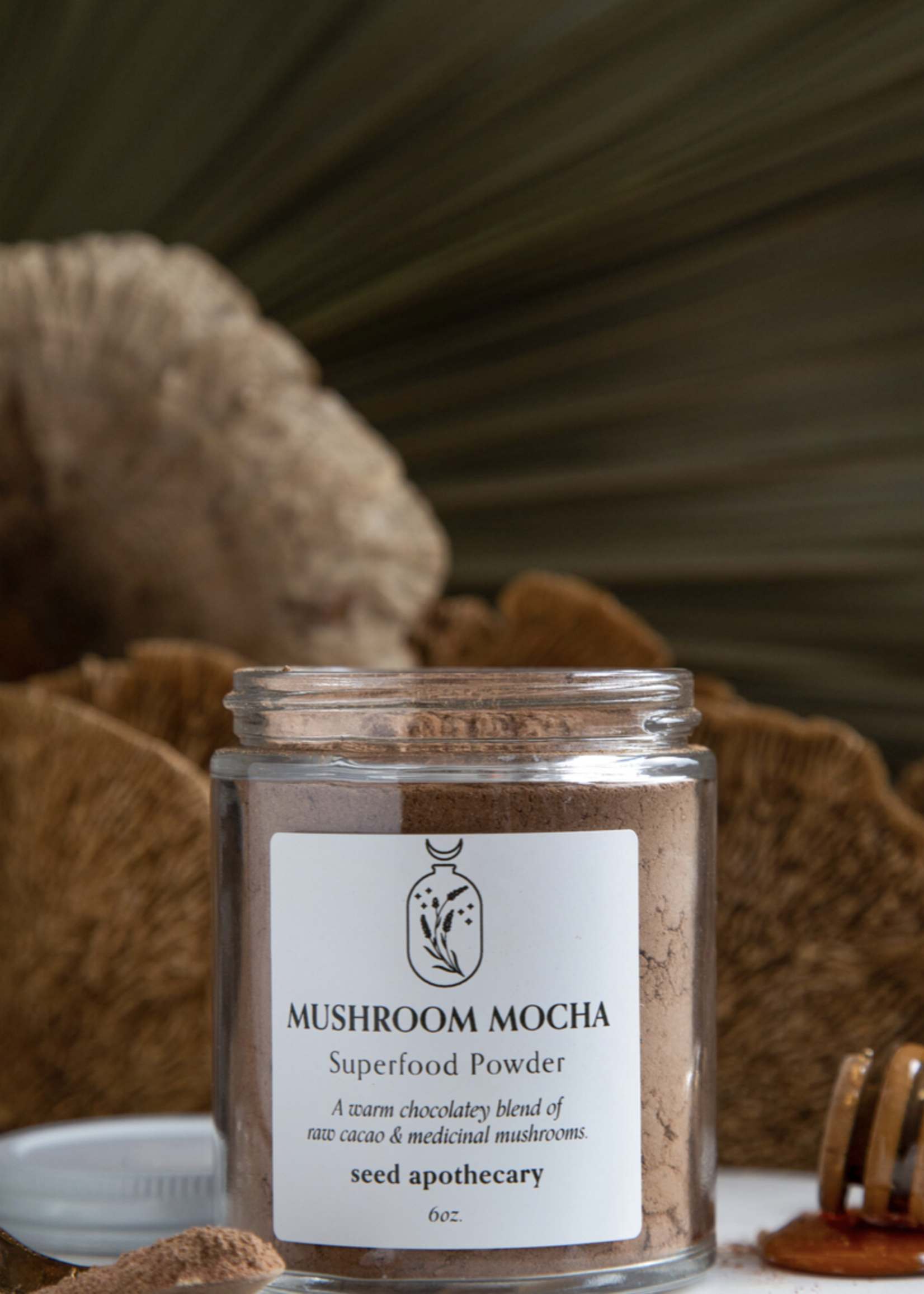 SEED APOTHECARY Mushroom Mocha | A grounding blend that increases stamina and promotes longevity