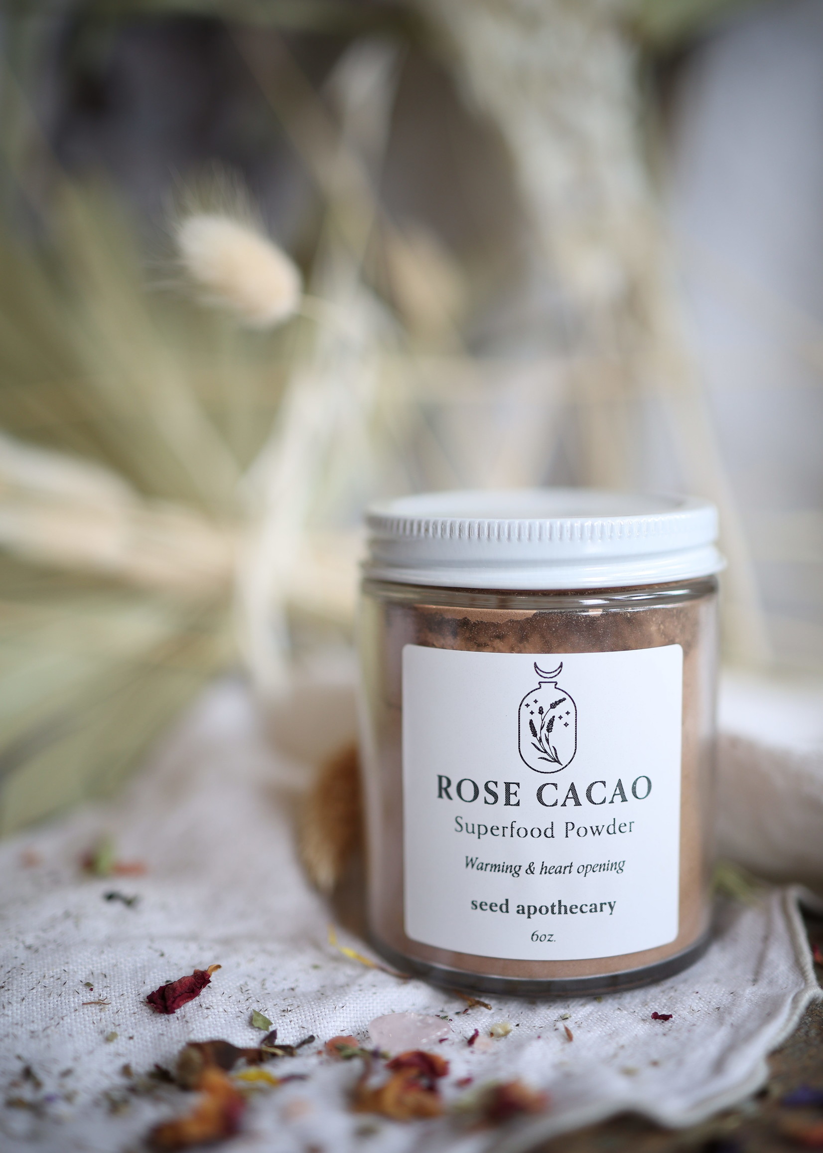 SEED APOTHECARY Rose Cacao | Soothes the nervous system and promotes healthy circulation
