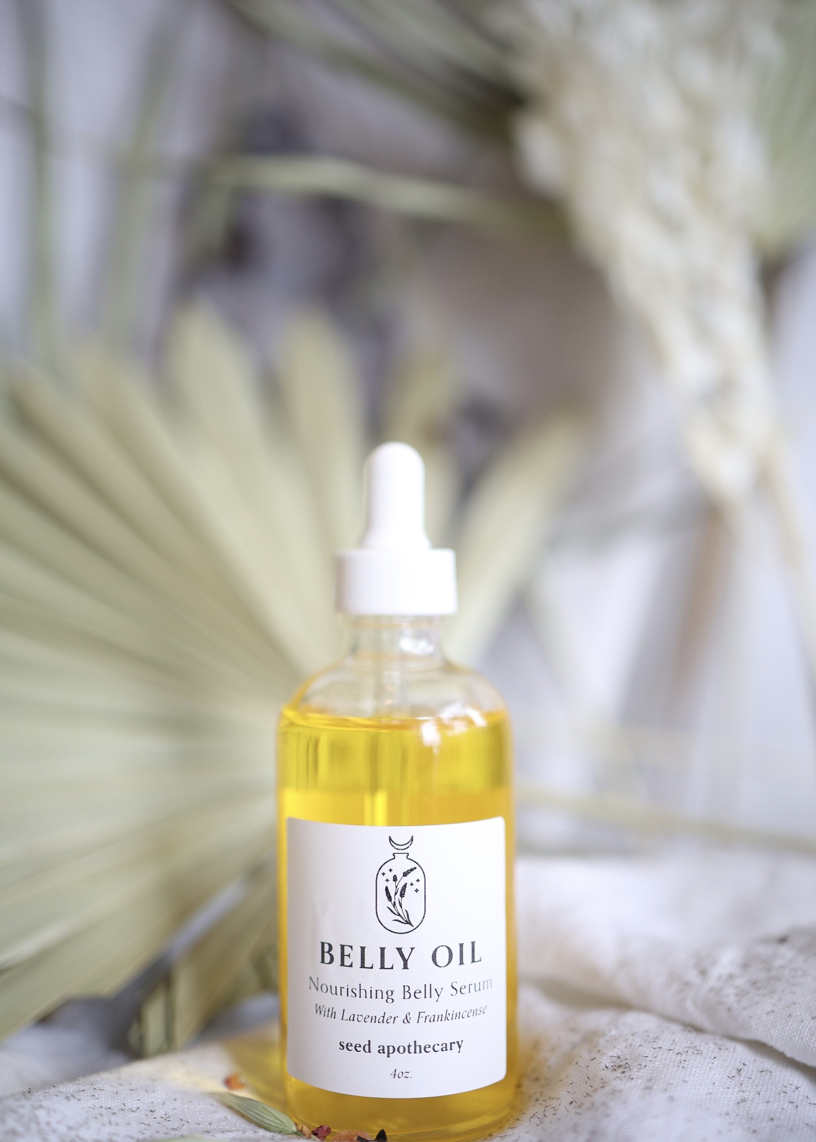 SEED APOTHECARY Belly Oil | Nourishes skin while deeply moisturizing and helping minimize stretch marks