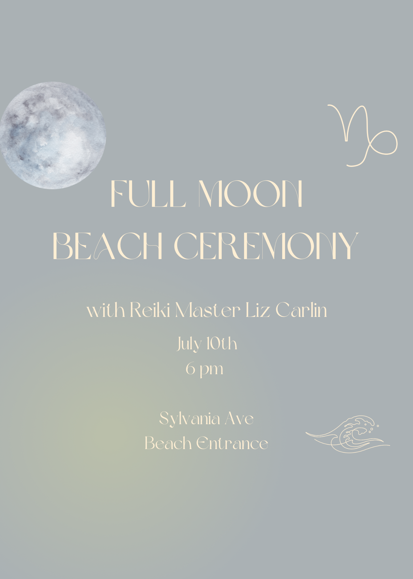 SEED APOTHECARY Full Moon Beach Ceremony