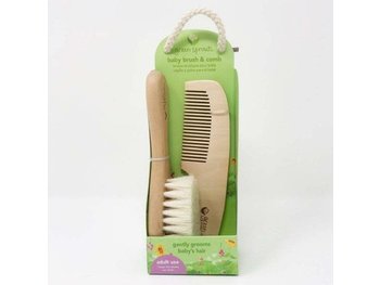 Green Sprout Duo brosse et peigne pour bébé