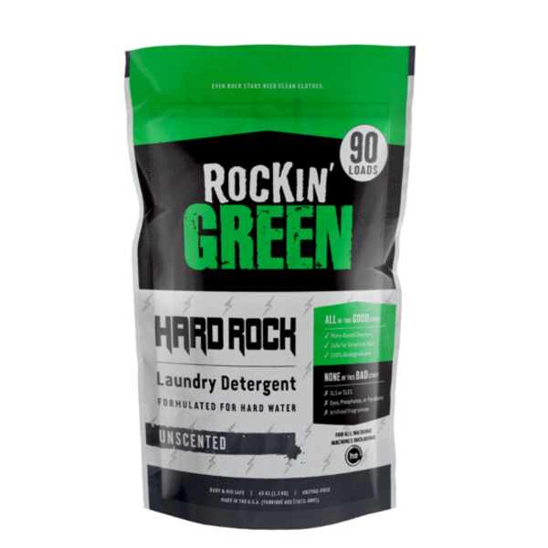 Rockin green Détergeant À Lessive- Hard Rock Non Parfumé