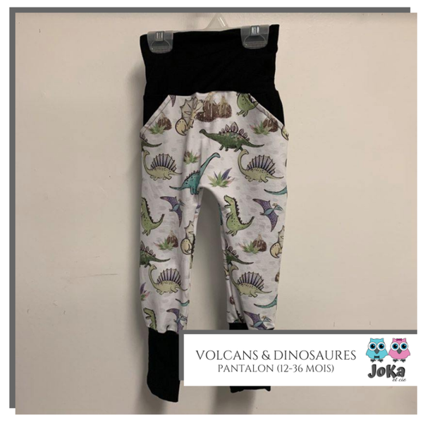 Joka bébé Pantalon évolutif Volcans&Dinosaures