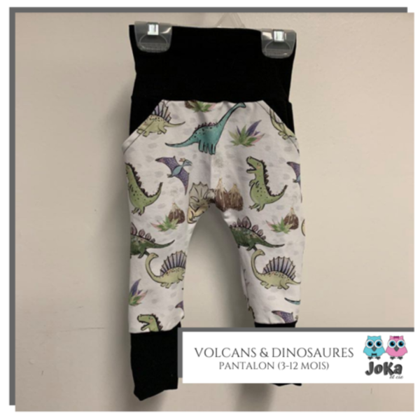 Joka bébé Pantalon évolutif Volcans&Dinosaures