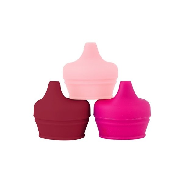Boon Couvercles universels en silicone rose