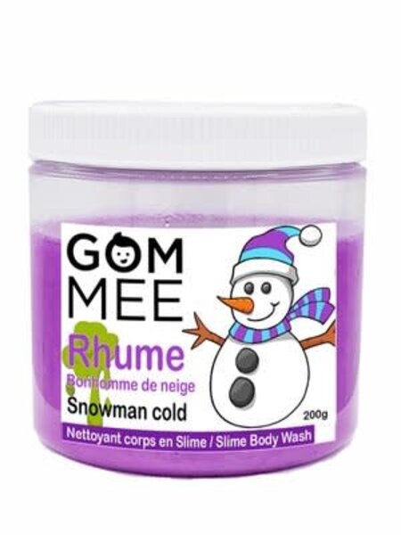 Gom-mee Slime Moussante Rhume bonhomme de neige