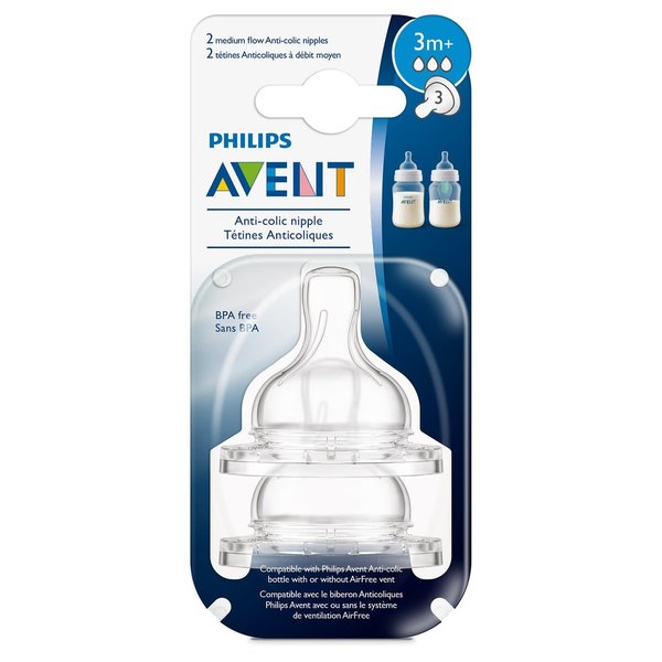 Philips Avent Tétine anti coliques 3mois +