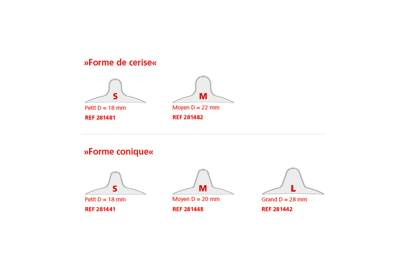 Ameda Protèges mamelons x2  18 mm