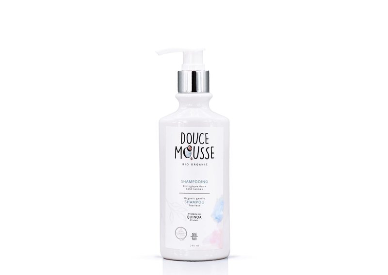 Douce mousse Shampooing biologique sans larmes