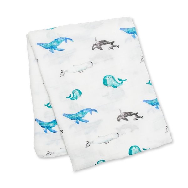 Lulujo Doudou bambou Baleines