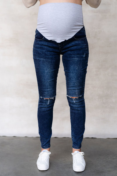 Rose Maternité Jeans Bleu foncé