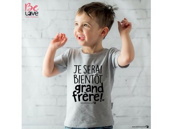 Bédaine Love T-shirt Si je serais grand frère