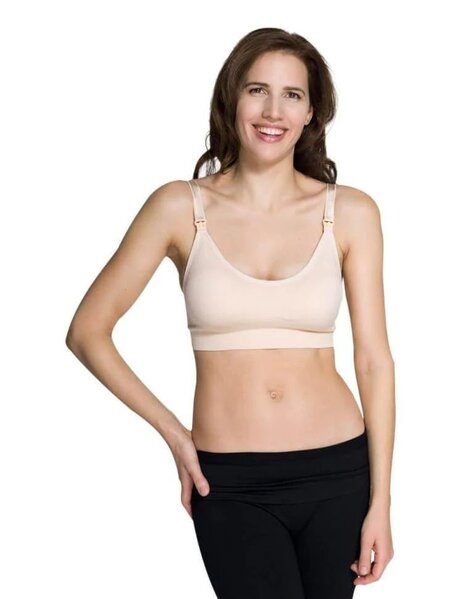 Momzelle Soutien gorge allaitement sans couture  beige