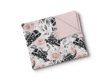 Oops Doudou Minky Camion floral