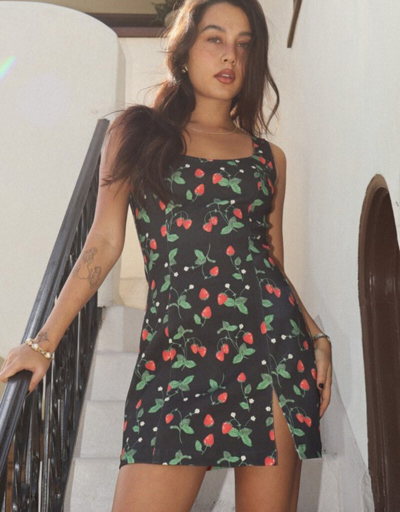 Bailey Rose Strawberry Print Mini Dress