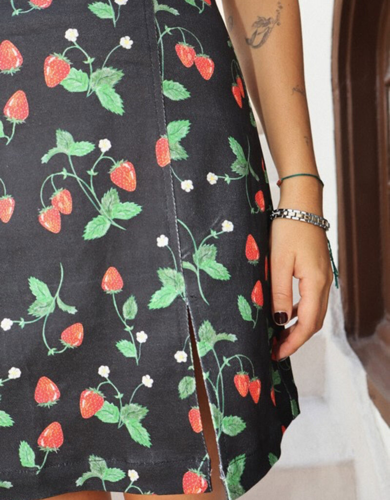 Bailey Rose Strawberry Print Mini Dress
