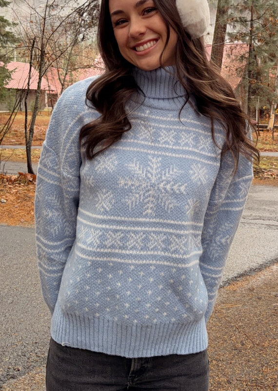 Le Lis Chalet Fair Isle Turtleneck