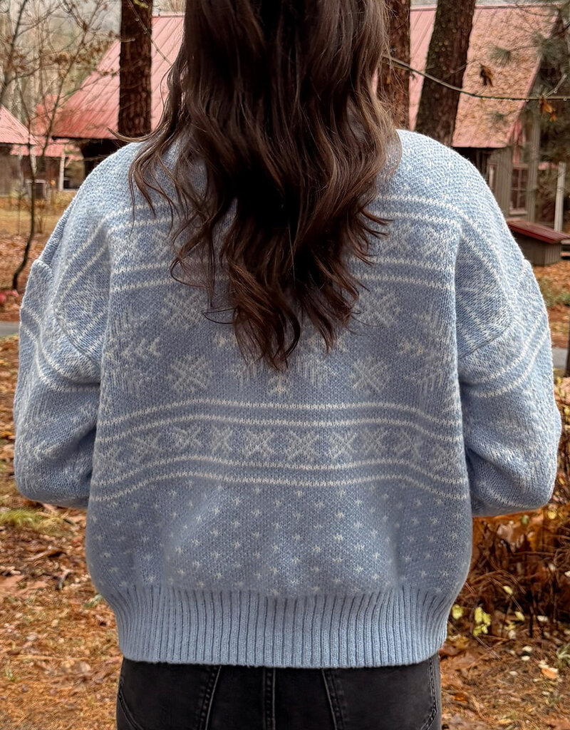 Le Lis Chalet Fair Isle Turtleneck