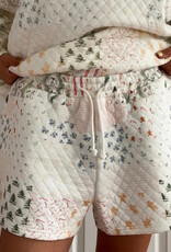 Sunkissed Coconut Christmas Holiday Quilted Shorts