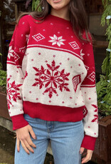 Le Lis Fireside Fair Isle Sweater