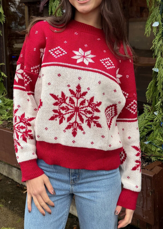 Le Lis Fireside Fair Isle Sweater
