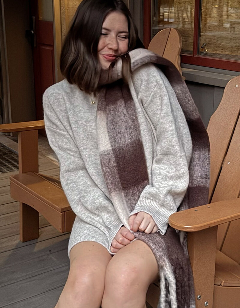 Klesis Oatmeal Latte Simple Sweater Set