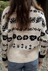 Miracle USA Snowfall Button Down Christmas Sweater