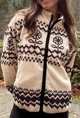 Le Iis Winter Wilderness Floral Jacket