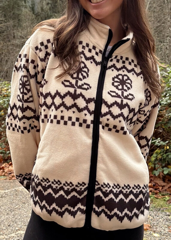 Le Iis Winter Wilderness Floral Jacket