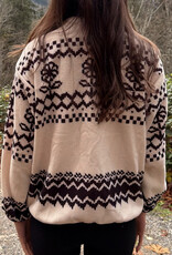 Le Iis Winter Wilderness Floral Jacket