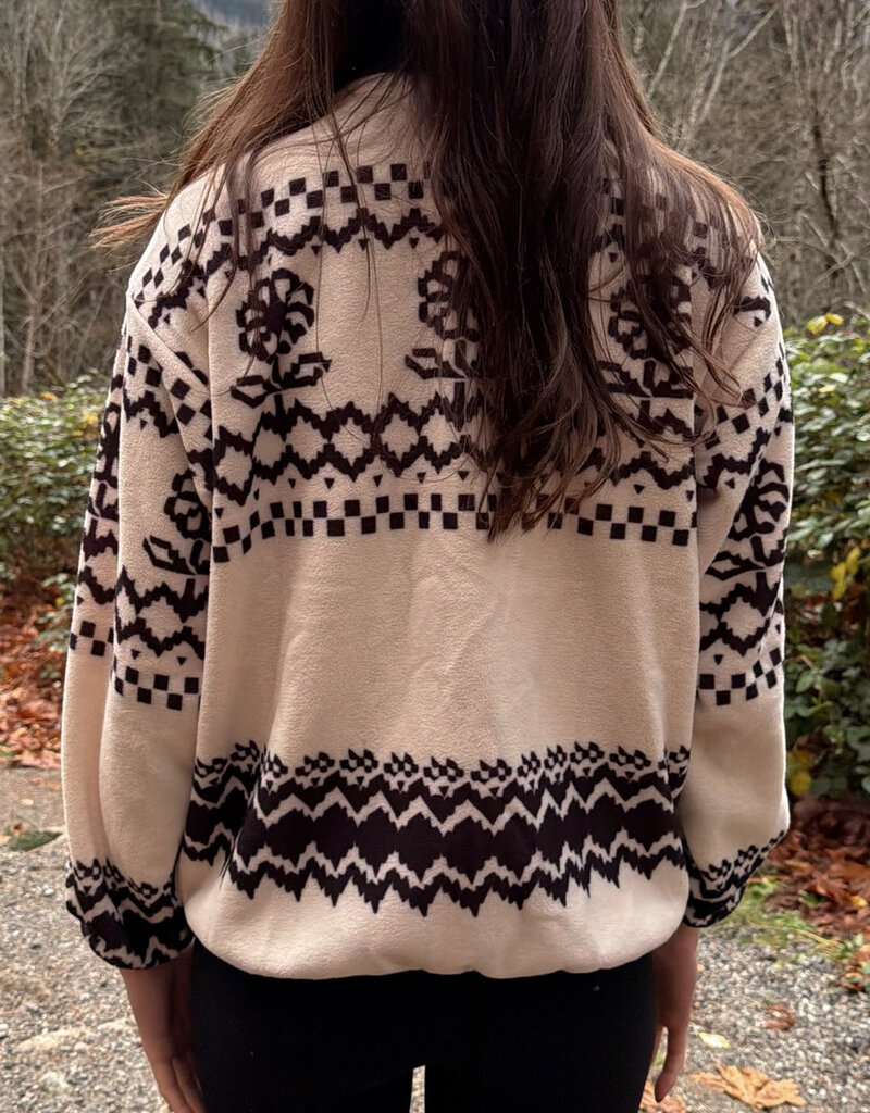 Le Iis Winter Wilderness Floral Jacket