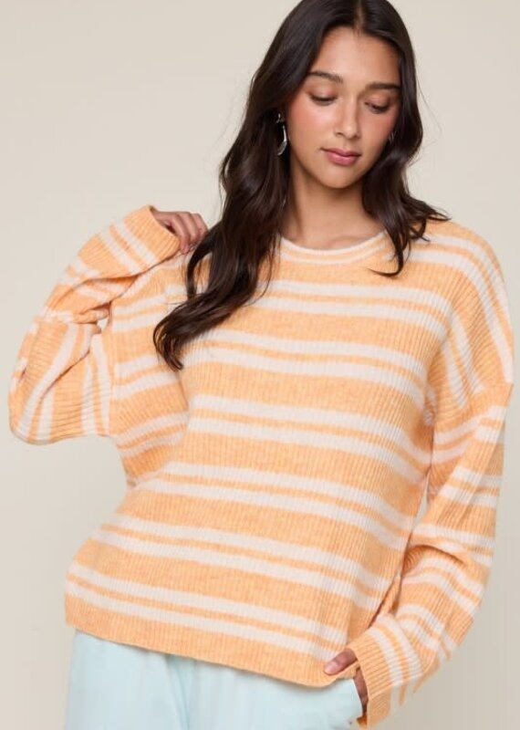 Wishlist Soft Touch Multi Striped Sweater