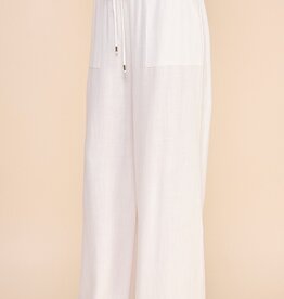Allie Rose Soft Linen Smock Waist Pants