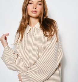 Pretty Garbage Honey Rugby Top