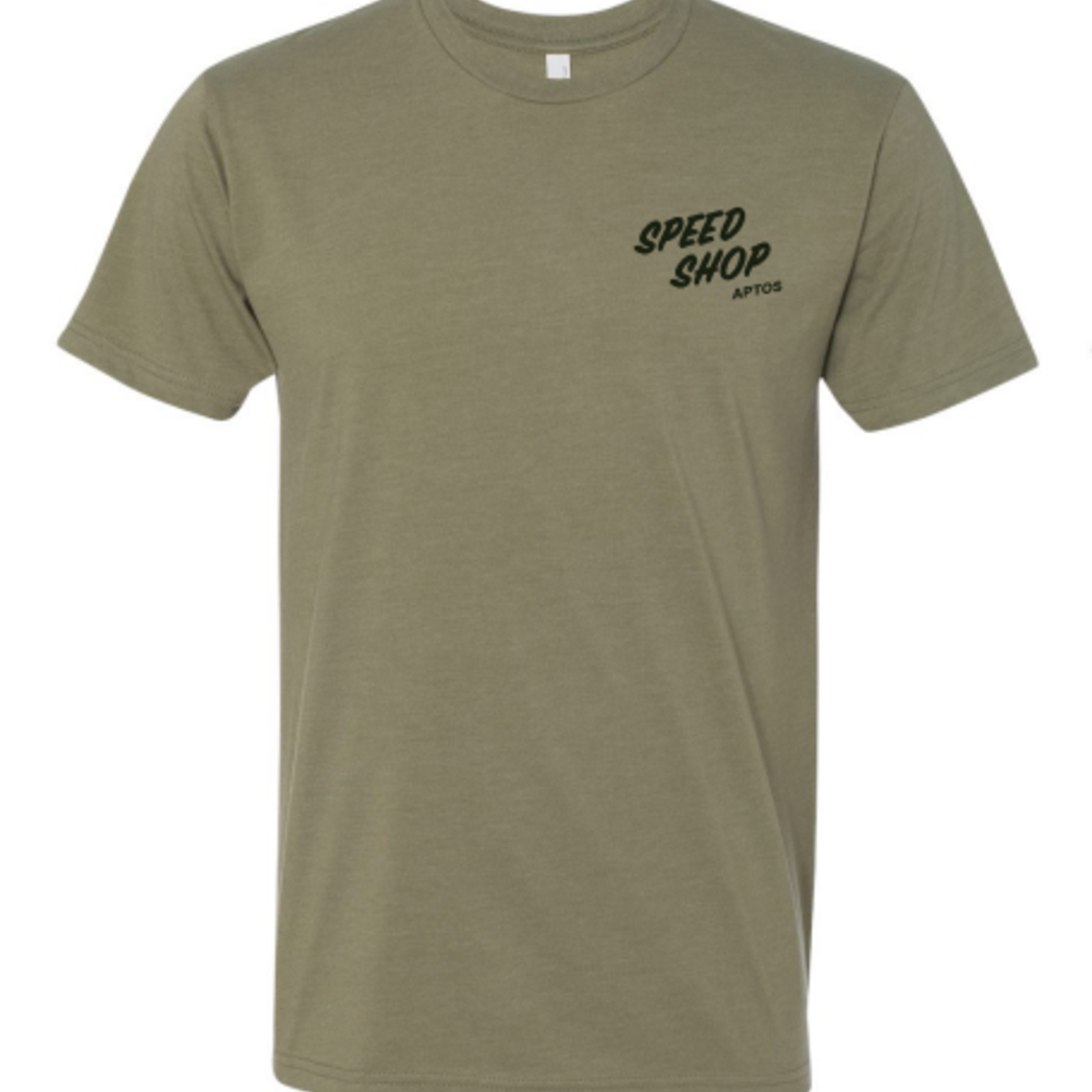 Speed Shop Aptos Speed Shop Tee - Olive Logo