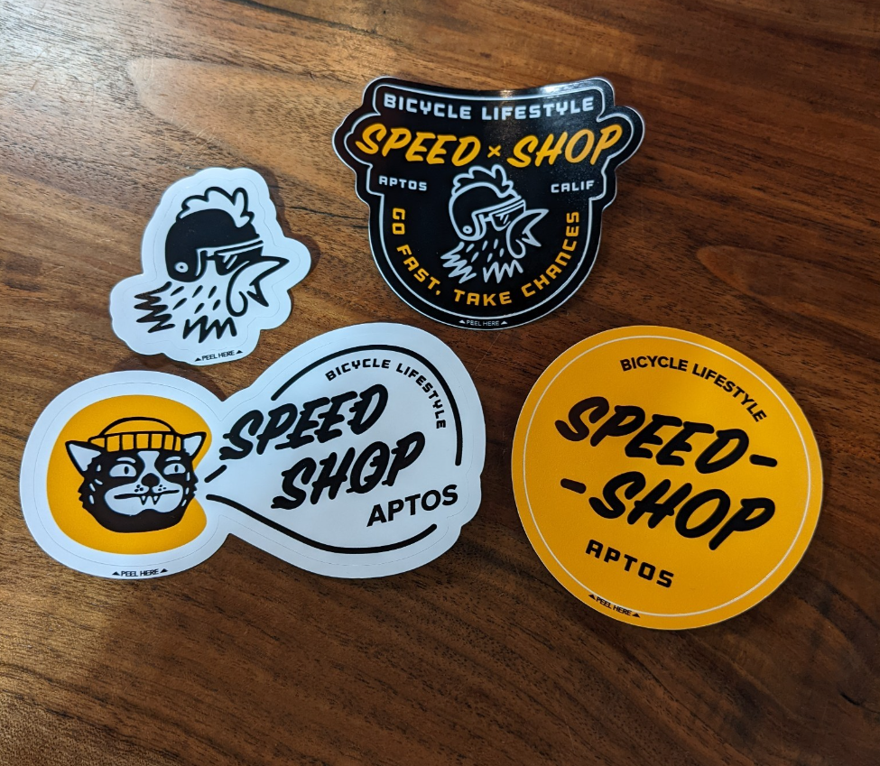 Speedboot Sticker Speed Shop Sticker Pack - Bicycle Lifestyle