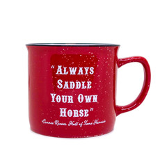 Saddle Your Own Horse Red Mug