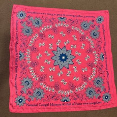 Cowgirl Museum  Custom Pink silk scarf