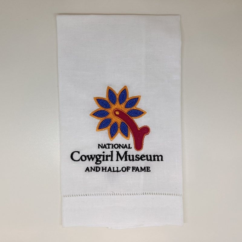 Cowgirl Logo Linen Tea Towel