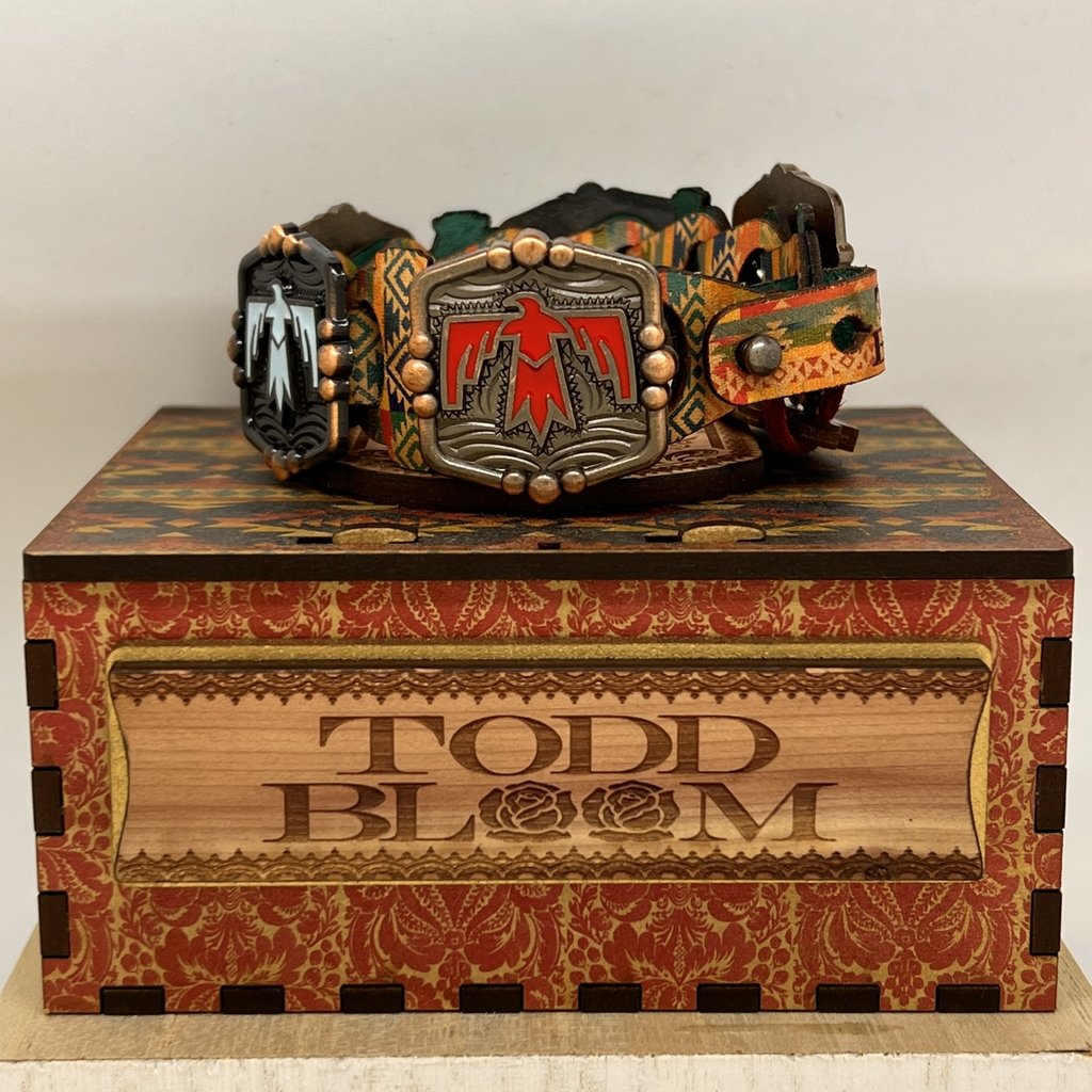 Todd Bloom Leather Cuff Bracelets