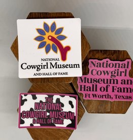 Cowgirl Museum  Cow Print Sticker