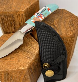 Inlay Turq Knife