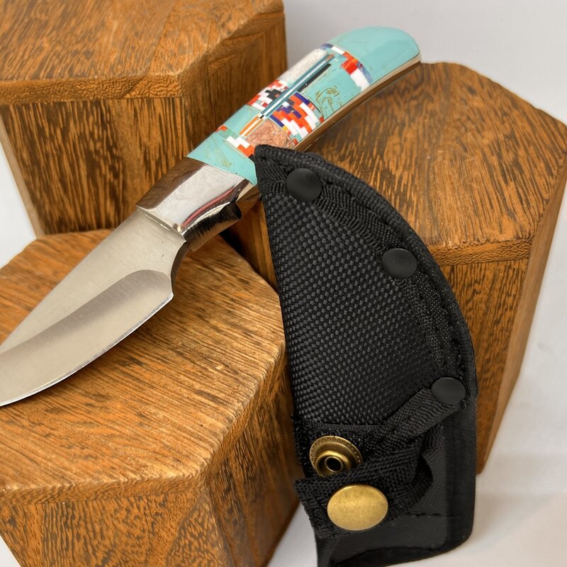 Inlay Turq Knife
