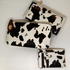 Cow Print  Vegan Card Holder/Wallet