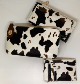 Cow Print  Vegan Card Holder/Wallet