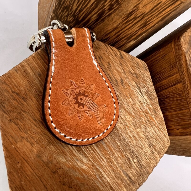 Gota Key Chain Logo Brown