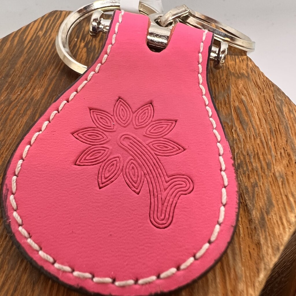 Gota Pink Spur Logo Keychain