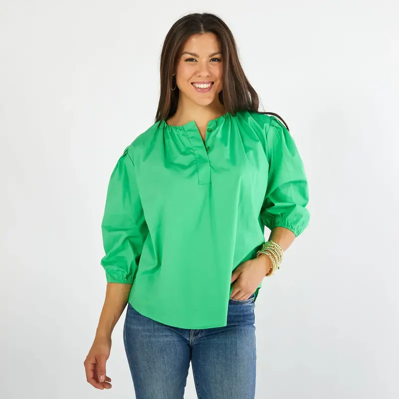 Asher Top Kelly Green - One Size