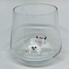 Wine Glass w/ Animals